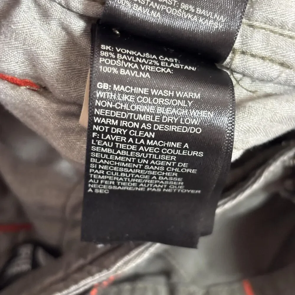 The North Face North Dome Pants Men's 32x30 Olive Green Chino Zip Drawcord